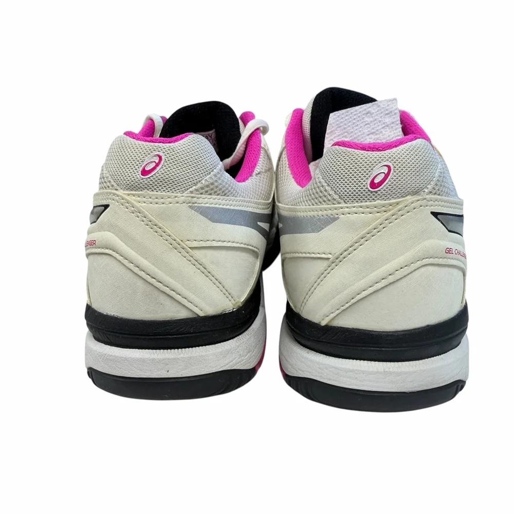 ASICS Gel Challenger 9 Women’s Tennis‎ Shoes White Pink Silver Size 9.5